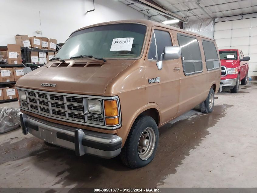 1988 Dodge Ram Van B150 VIN: 2B6GB13Y0JK112723 Lot: 38551877