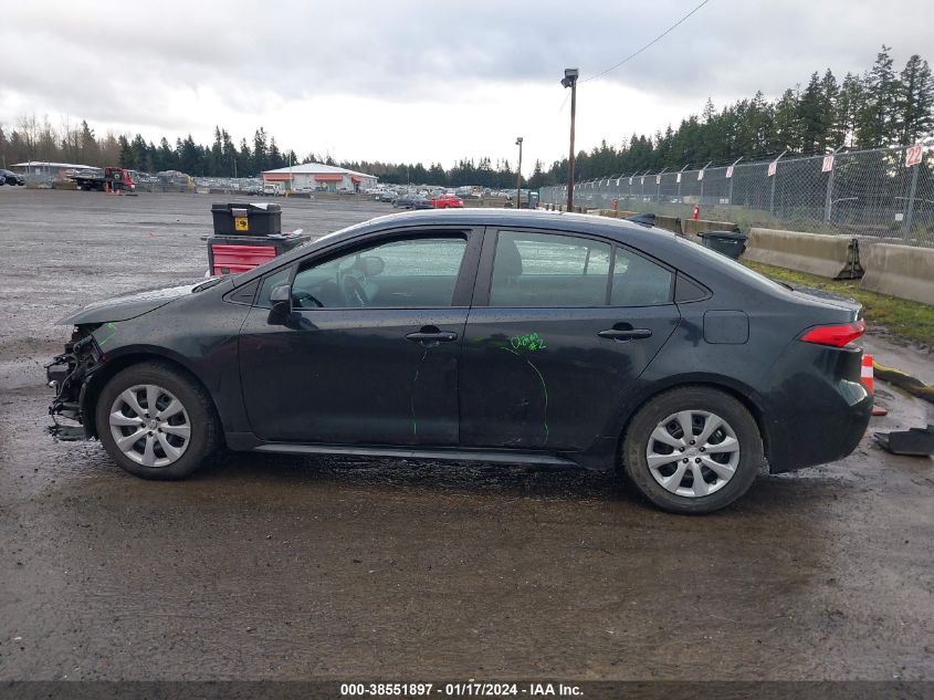 2021 Toyota Corolla Le VIN: 5YFEPMAE3MP224698 Lot: 38551897