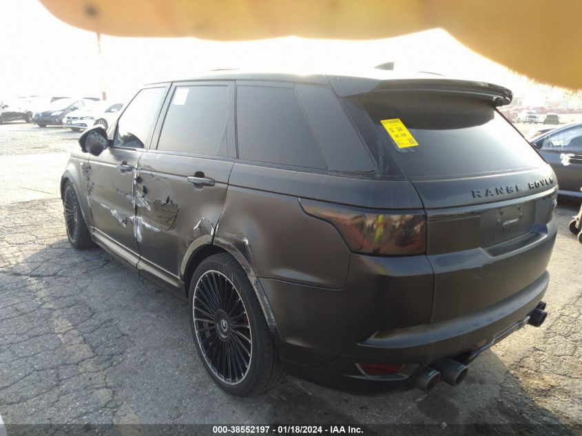 2018 Land Rover Range Rover Sport Svr VIN: SALWZ2SE5JA185106 Lot: 38552197