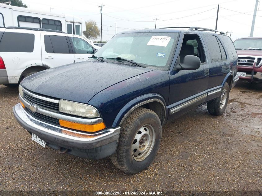 1998 Chevrolet Blazer Ls VIN: 1GNDT13W1W2255534 Lot: 38552293