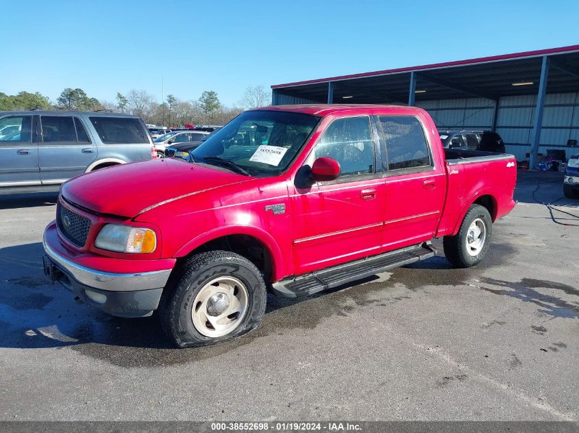 2001 Ford F-150 Supercrew King Ranch Edition/Lariat/Xlt VIN: 1FTRW08W61KD83785 Lot: 38552698