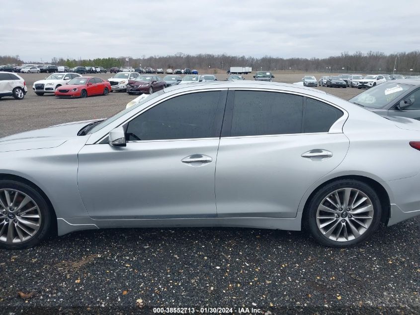 2018 Infiniti Q50 3.0T Luxe VIN: JN1EV7AP5JM356565 Lot: 38552713