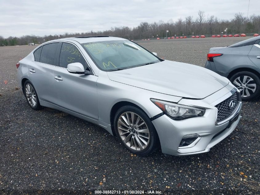 2018 Infiniti Q50 3.0T Luxe VIN: JN1EV7AP5JM356565 Lot: 38552713