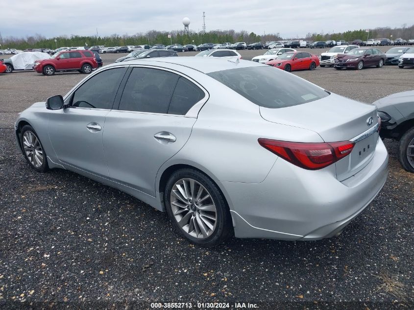 2018 Infiniti Q50 3.0T Luxe VIN: JN1EV7AP5JM356565 Lot: 38552713