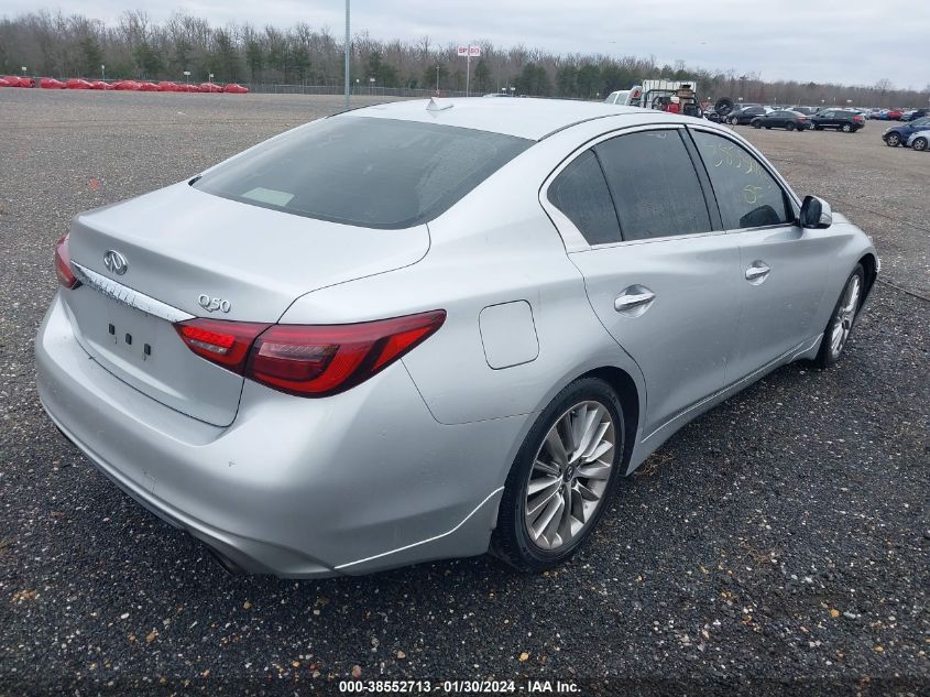 2018 Infiniti Q50 3.0T Luxe VIN: JN1EV7AP5JM356565 Lot: 38552713