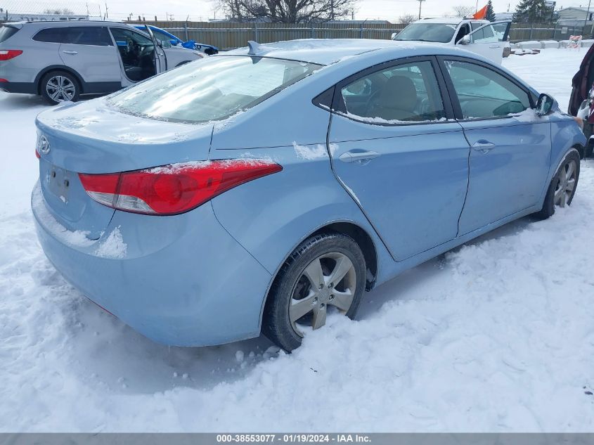 2013 Hyundai Elantra Gls (Ulsan Plant) VIN: KMHDH4AE9DU721763 Lot: 38815495