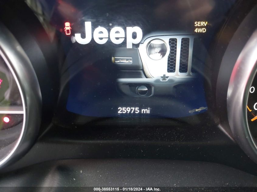 2022 Jeep Gladiator High Altitude 4X4 VIN: 1C6HJTFG2NL116299 Lot: 38553115