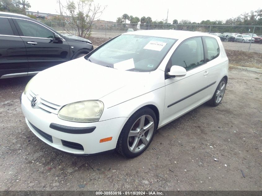 2009 Volkswagen Rabbit S VIN: WVWBA71K19W018970 Lot: 38553816