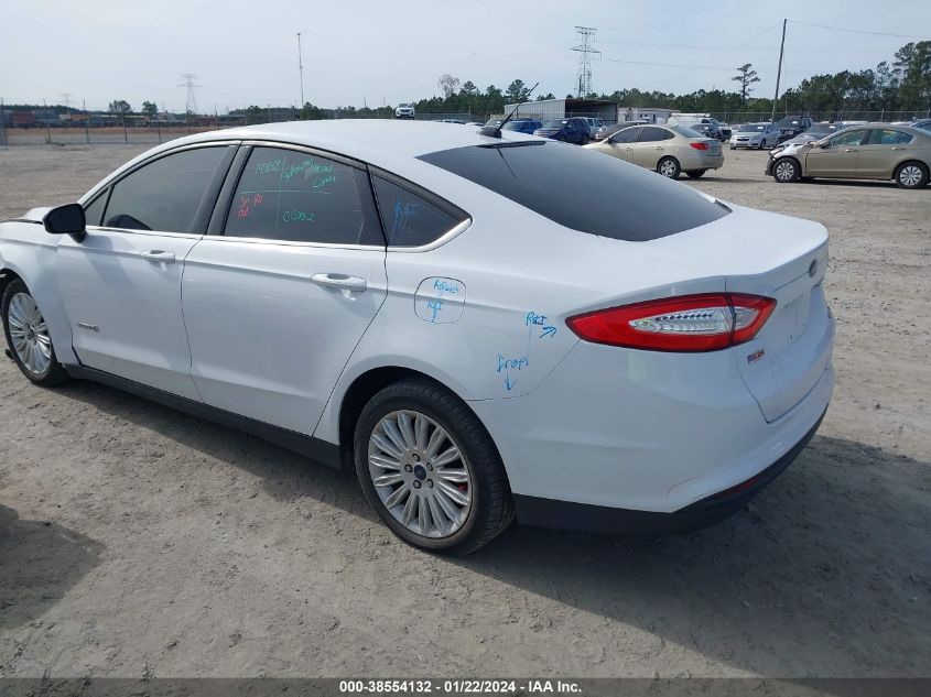 2014 Ford Fusion Hybrid S VIN: 3FA6P0UU2ER394942 Lot: 38554132