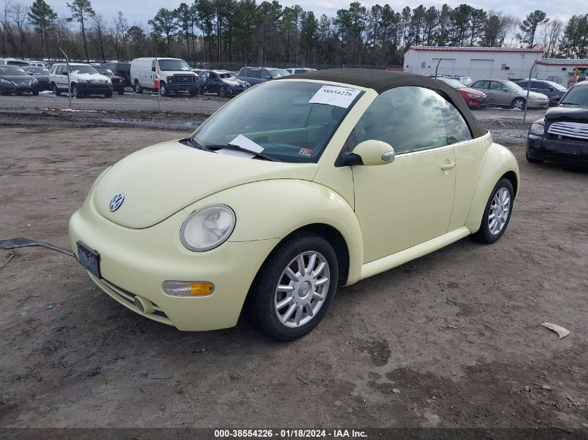 2004 Volkswagen New Beetle Gls VIN: 3VWCM21Y24M306280 Lot: 38554226