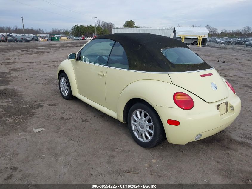 2004 Volkswagen New Beetle Gls VIN: 3VWCM21Y24M306280 Lot: 38554226