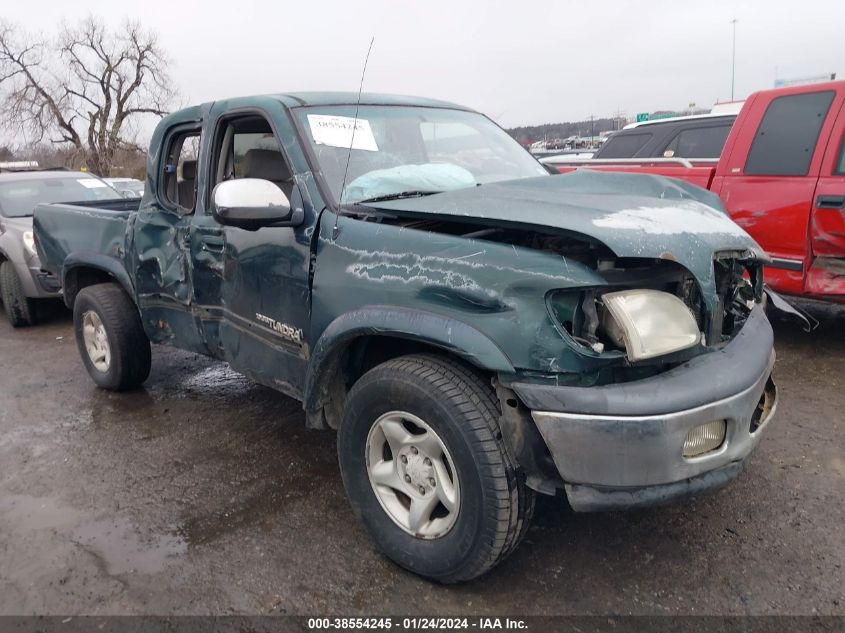 2000 Toyota Tundra Sr5 V8 VIN: 5TBRT3414YS051585 Lot: 38554245