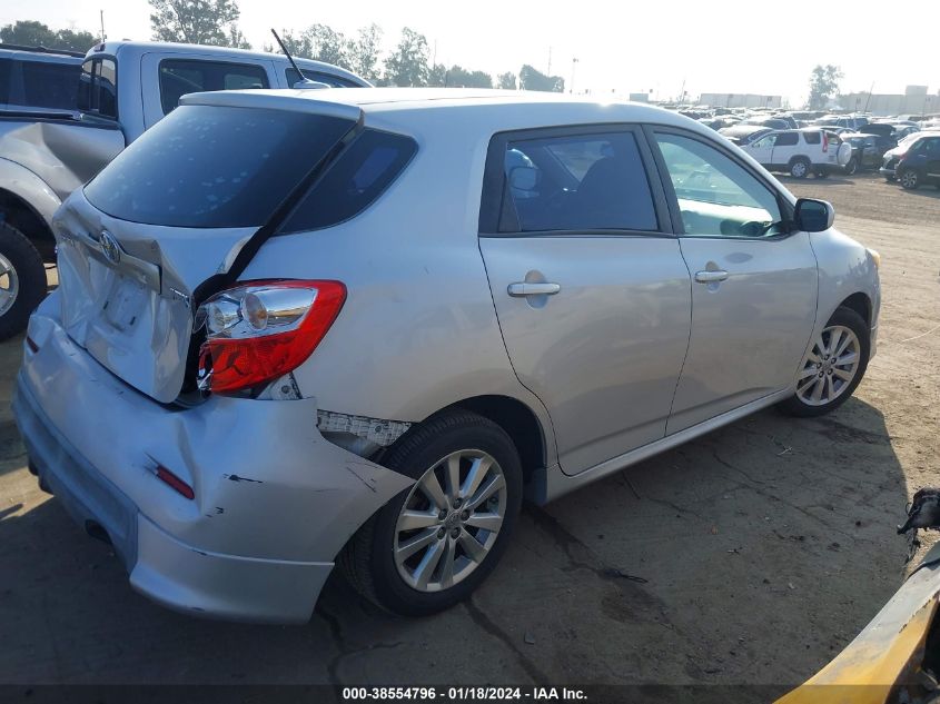 2010 Toyota Matrix VIN: 2T1KU4EE9AC474545 Lot: 38554796