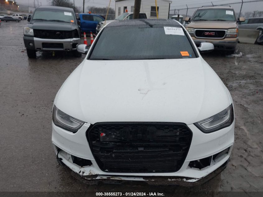 2013 Audi S4 3.0T Premium Plus VIN: WAUBGAFLXDA200800 Lot: 38555273