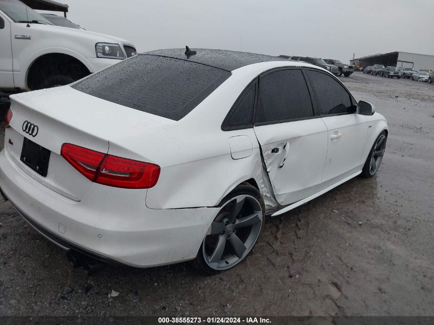 2013 Audi S4 3.0T Premium Plus VIN: WAUBGAFLXDA200800 Lot: 38555273