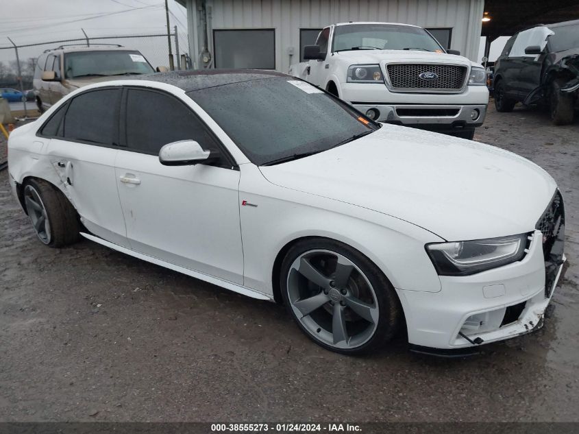 2013 Audi S4 3.0T Premium Plus VIN: WAUBGAFLXDA200800 Lot: 38555273