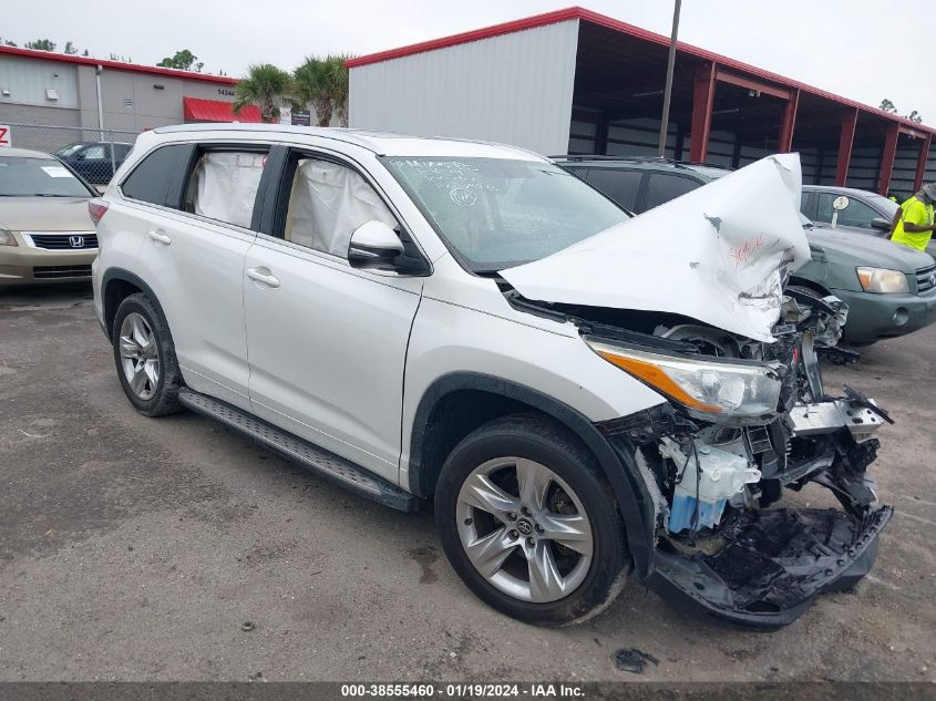 2016 Toyota Highlander Limited V6 VIN: 5TDYKRFH1GS157963 Lot: 38555460