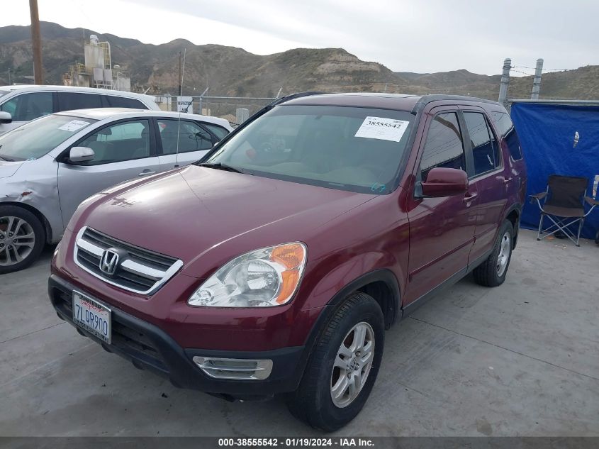 2003 Honda Cr-V Ex VIN: JHLRD78873C015955 Lot: 38555542