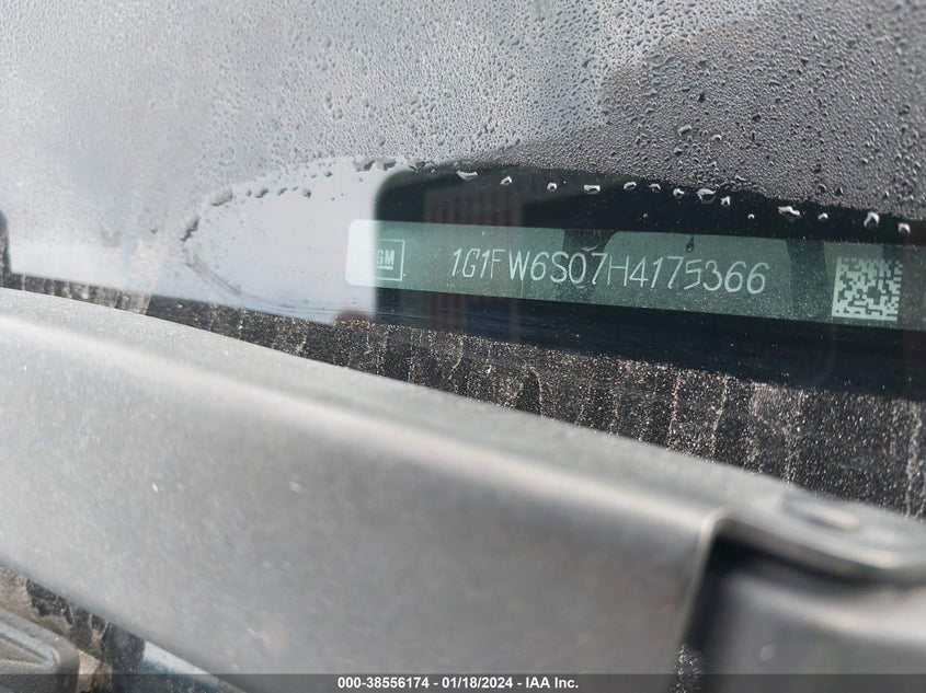 2017 CHEVROLET BOLT EV LT - 1G1FW6S07H4175366