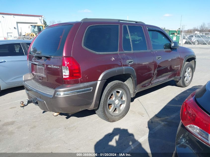 2007 Isuzu Ascender S VIN: 4NUDS13S972701928 Lot: 38556306