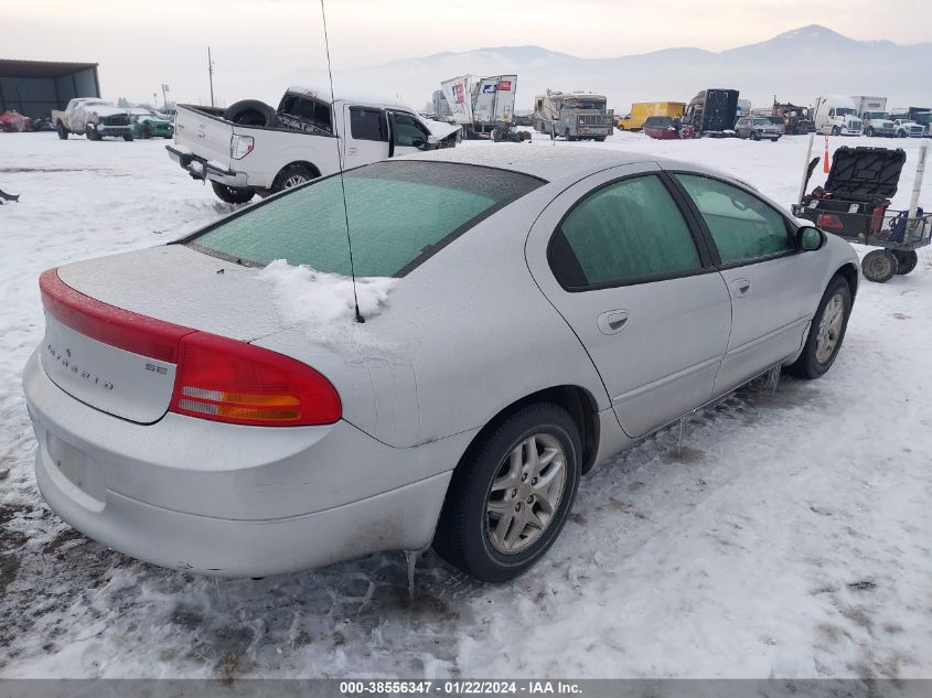 2003 Dodge Intrepid Se VIN: 2B3HD46R43H563722 Lot: 38556347