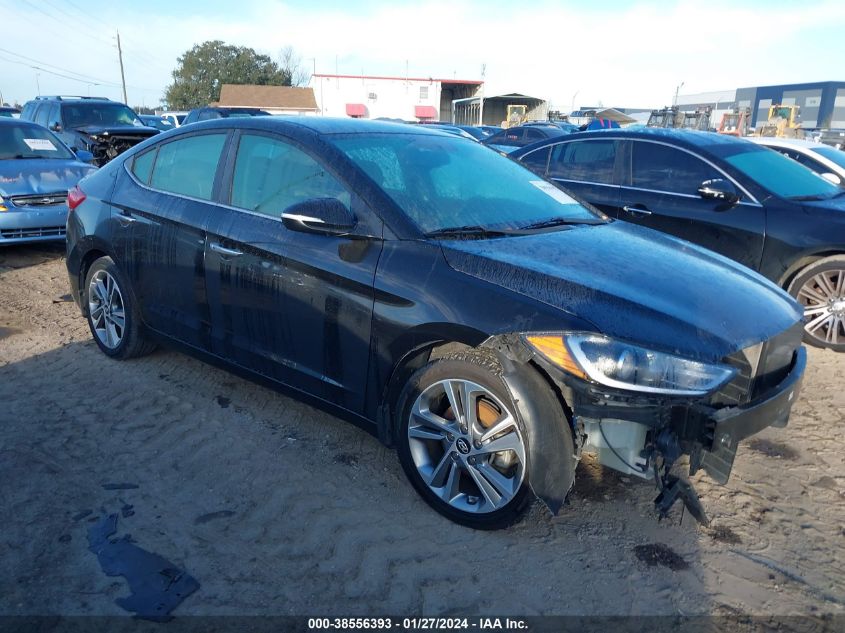 2017 Hyundai Elantra Limited VIN: KMHD84LF8HU312875 Lot: 38556393