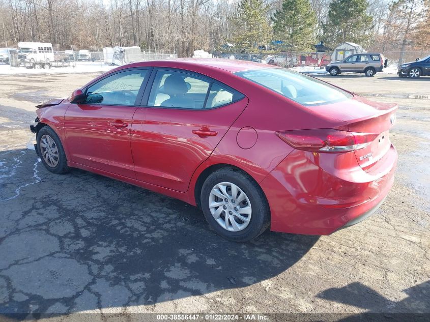 2018 Hyundai Elantra Se VIN: 5NPD74LF7JH273333 Lot: 38556447