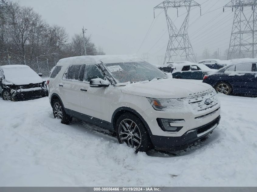 2017 Ford Explorer Sport VIN: 1FM5K8GT3HGA31627 Lot: 38556466