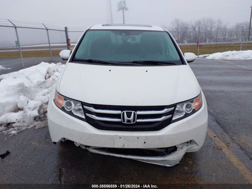 2017 Honda Odyssey Ex-L VIN: 5FNRL5H63HB006814 Lot: 38556559