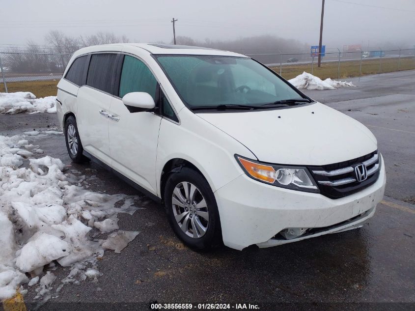 2017 Honda Odyssey Ex-L VIN: 5FNRL5H63HB006814 Lot: 38556559