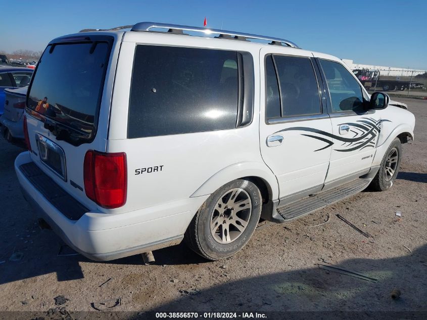 2001 Lincoln Navigator VIN: 5LMEU27A31LJ01532 Lot: 38556570