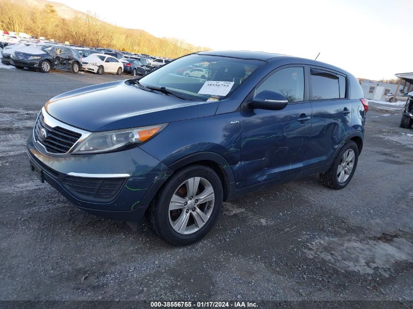 2013 Kia Sportage Lx VIN: KNDPBCA22D7535774 Lot: 38556755