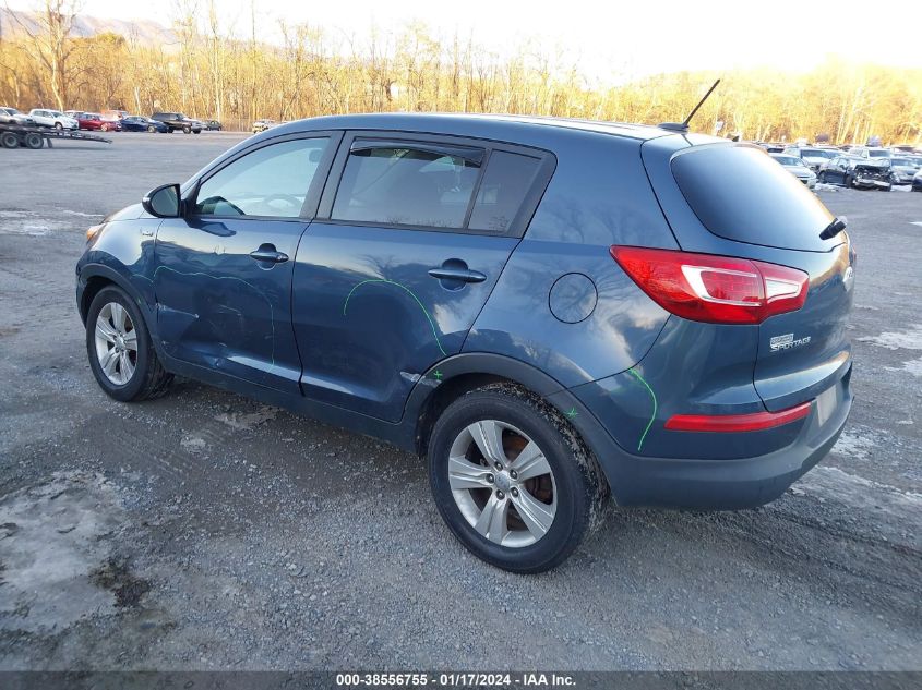2013 Kia Sportage Lx VIN: KNDPBCA22D7535774 Lot: 38556755