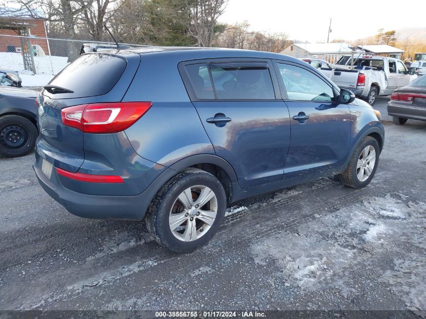 2013 Kia Sportage Lx VIN: KNDPBCA22D7535774 Lot: 38556755