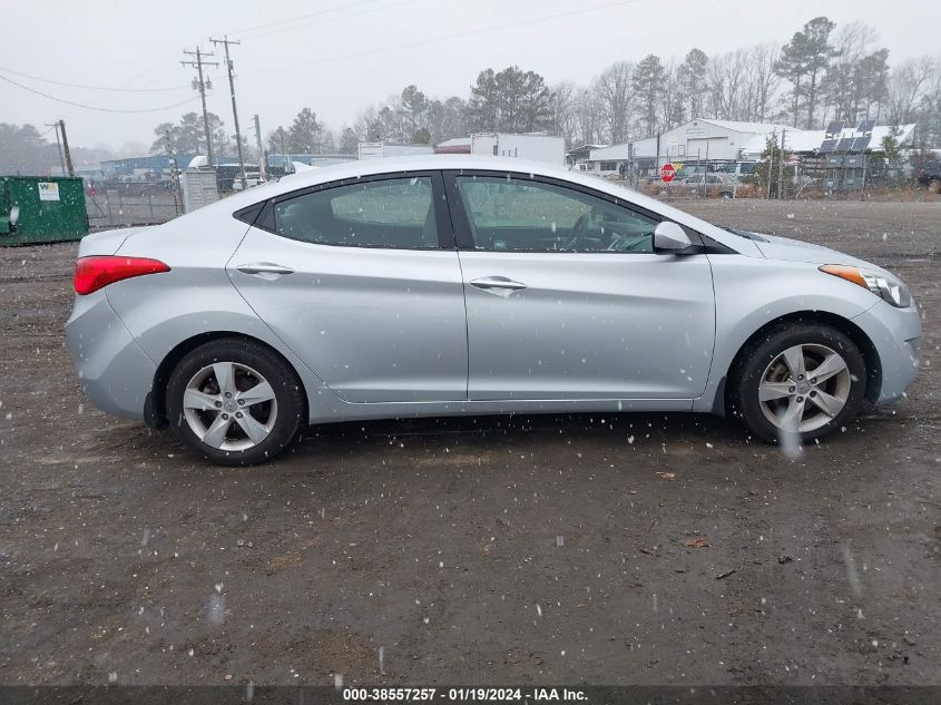 2012 Hyundai Elantra Gls VIN: 5NPDH4AE5CH139494 Lot: 38557257