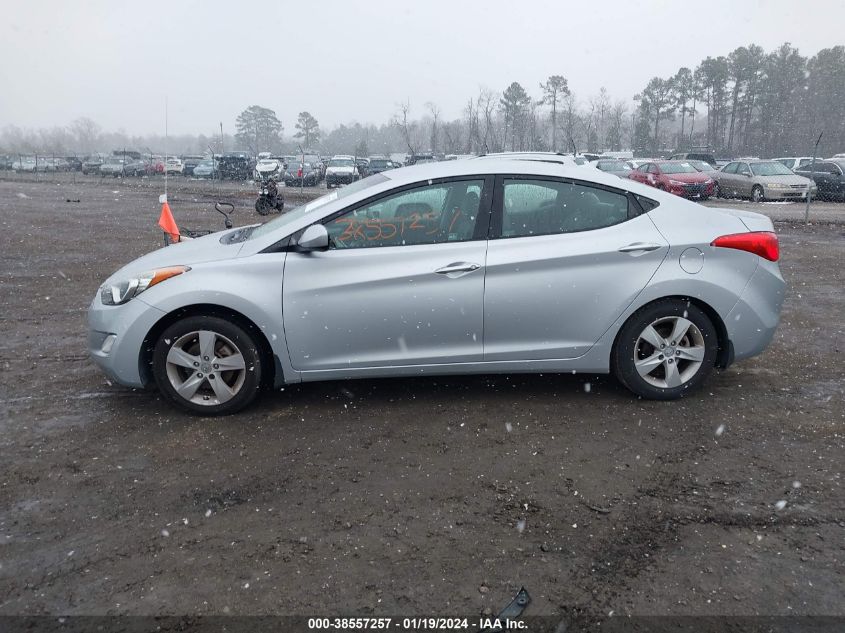 2012 Hyundai Elantra Gls VIN: 5NPDH4AE5CH139494 Lot: 38557257