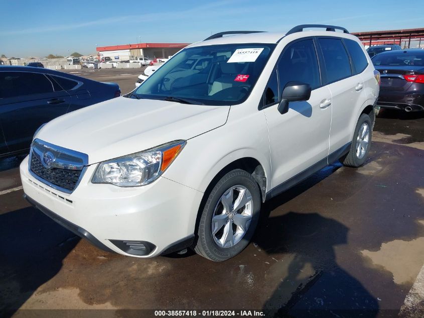 2016 Subaru Forester 2.5I VIN: JF2SJABC3GH407360 Lot: 38557418