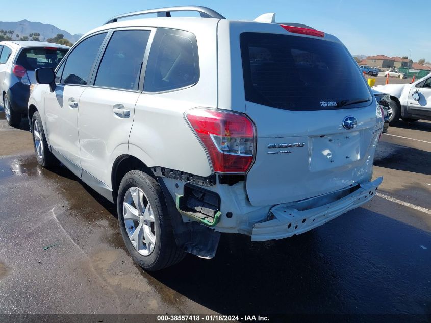 2016 Subaru Forester 2.5I VIN: JF2SJABC3GH407360 Lot: 38557418