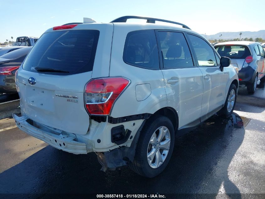 2016 Subaru Forester 2.5I VIN: JF2SJABC3GH407360 Lot: 38557418