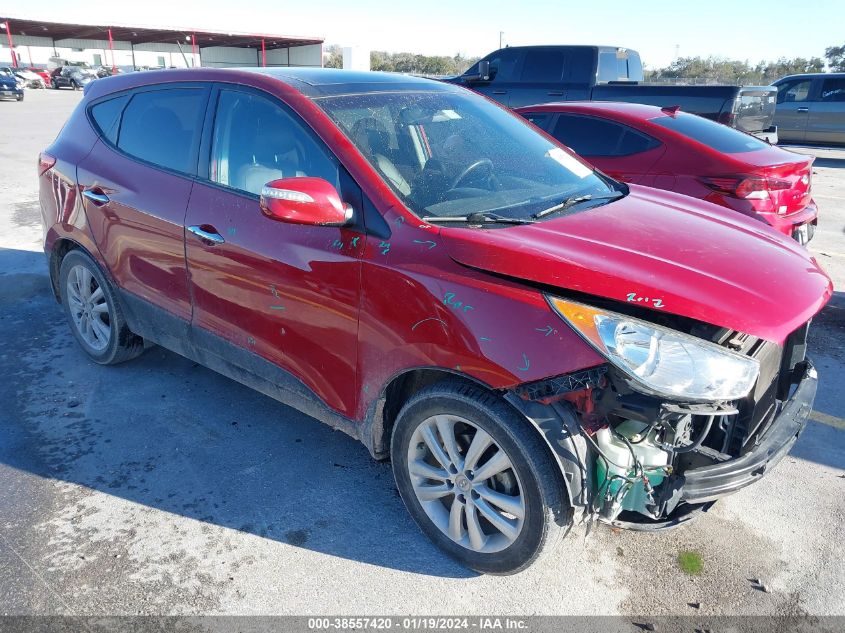 2013 Hyundai Tucson Limited VIN: KM8JU3AC5DU555717 Lot: 38557420