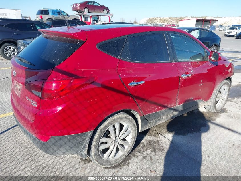 2013 Hyundai Tucson Limited VIN: KM8JU3AC5DU555717 Lot: 38557420