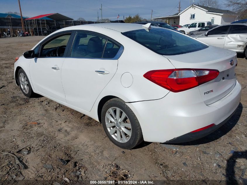 2014 Kia Forte Ex VIN: KNAFX4A86E5052466 Lot: 38557597