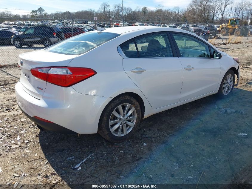 2014 Kia Forte Ex VIN: KNAFX4A86E5052466 Lot: 38557597