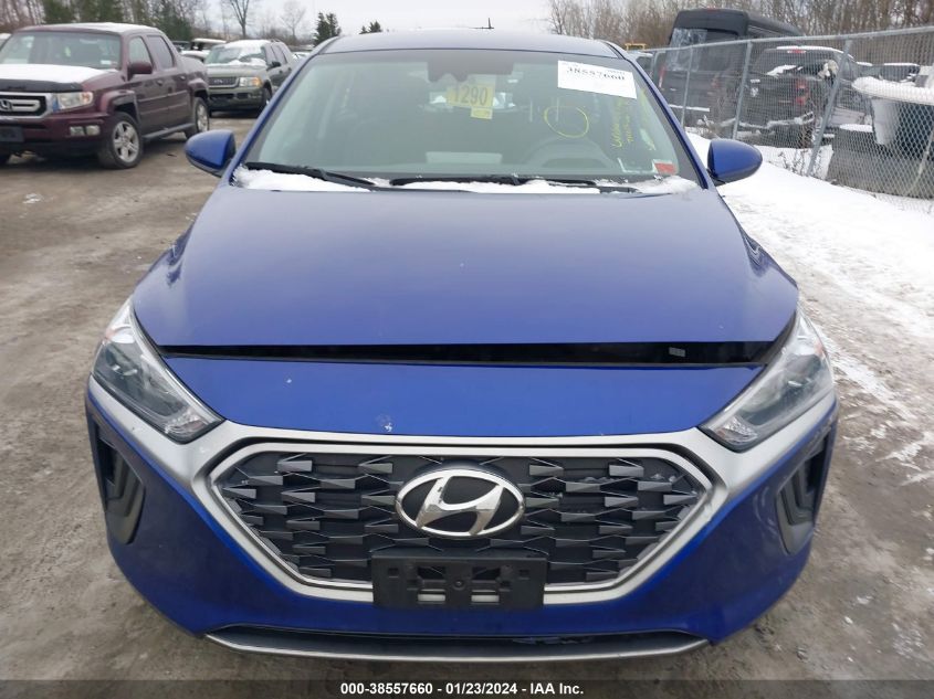 2020 Hyundai Ioniq Hybrid Blue VIN: KMHC65LCXLU232094 Lot: 38557660