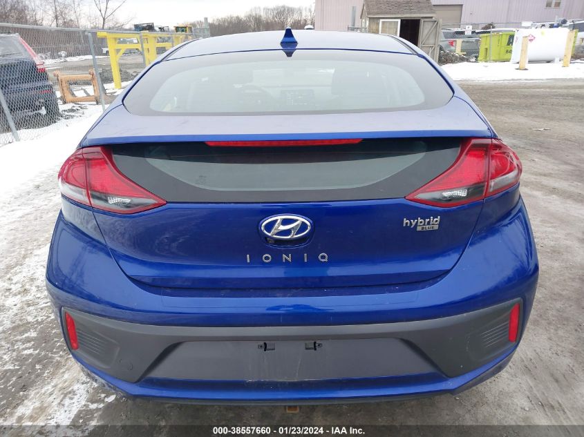 2020 Hyundai Ioniq Hybrid Blue VIN: KMHC65LCXLU232094 Lot: 38557660