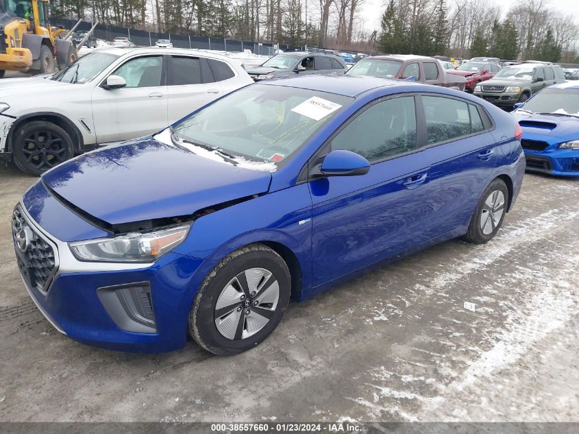 2020 Hyundai Ioniq Hybrid Blue VIN: KMHC65LCXLU232094 Lot: 38557660