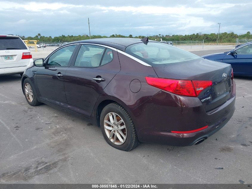 2013 Kia Optima Lx VIN: 5XXGM4A77DG252161 Lot: 38557845