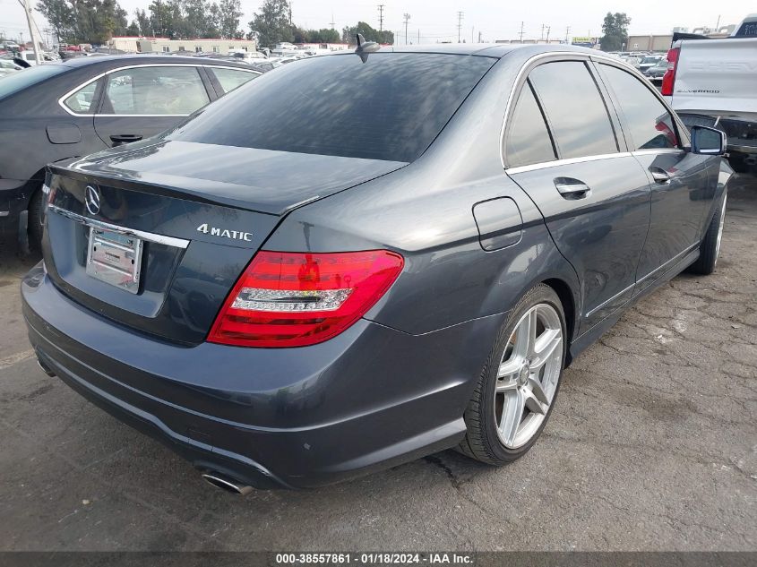 2014 Mercedes-Benz C 300 Luxury 4Matic/Sport 4Matic VIN: WDDGF8AB0EA942598 Lot: 38557861