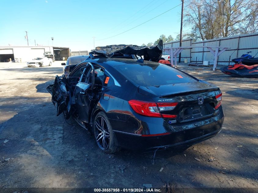 2022 Honda Accord Hybrid Touring VIN: 1HGCV3F98NA040187 Lot: 38557958