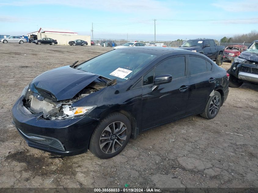 2014 Honda Civic Ex VIN: 2HGFB2F80EH538943 Lot: 38558033